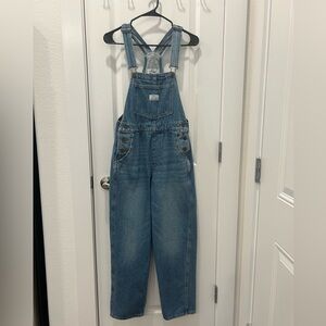 Levi's Classic Blue Denim Overalls